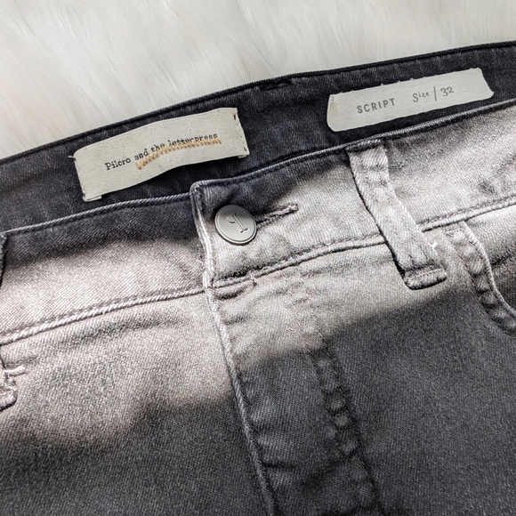 Anthropologie PILCRO sequin stretch high waist jeans - Picture 4 of 8